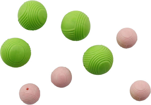 NX Garden Needle Tip Stopper 8PCS 2Size Roun Shape Rubber Knitting Needles Point Protectors Needle Tip Cover Knitting Tool for Knitting Craft,Quil...