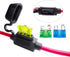 Goupchn SAE Battery Connector, SAE to O Ring Terminal Harness 10AWG 2Pin Quick Disconnect SAE Battery Extension Cable with SAE RP Adapter, 15A/20A...