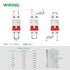 DC Miniature Circuit Breaker DZ47-63Z,500V 2 Poles 10-63A,Work for Battery and Solar PV Systems and Other DC Systems, DIN Rail Mount,DC Disconnect...