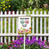 (7x8.8) IN Wildflowers Do Not Mow Metal Yard Sign With Stake For Lawn Garden Farm Decor No Mow Lawn Sign Stand Tin Lawnmowner Sign Wildflowers Gar...