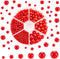 PH PandaHall 1113pcs Christmas Red Pearls 6 Size No Holes Pearl Beads Vase Filler Pearls Undrilled Imitated Pearl Beads Makeup Filler Loose Beads ...