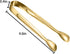10 Pack Small Ice Tongs Sugar Tongs, Stainless Steel Mini Serving Appetizers Tongs for Party Coffee Tea Wine Bar Kitchen (Golden)...