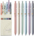 FIOVER Gel Pens, 6pcs 0.5mm Fine Point Black Ink Pens, Smooth Writing Pens for Journaling, Nurse Aesthetic Cute Pens, School Office Home Supplies,...