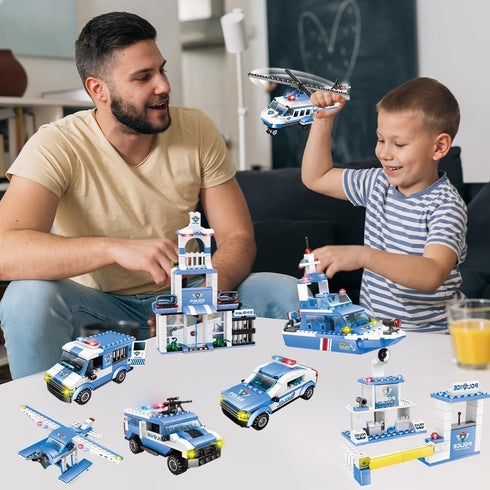 Police Building Block Kits (LX.A322.3)...