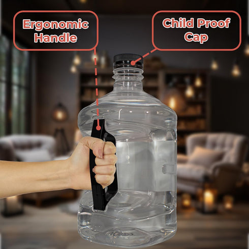 1 Gallon Odorless & Smokeless Lamp Oil for Indoor Use | Highly Refined, Pure & Clear Liquid Paraffin Oil Lamp Fuel for Lamps – Clean Burning, Vers...