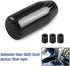 RYANSTAR Universal Gear Shift Style Knob,Car Modified Carbon Fiber Stand Head Manual Transmission Shift Lever Knob Head Wave Stick Shift Knob...