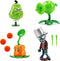 4 PCS Plants and Zombies Toys Action Figures Zombies PVZ Toys Sets 1 2 Series Great Gifts for Kids and Fans,Birthday and Christmas Party...
