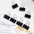 100 Pack Small Binder Clips 0.75 Inch, Small Binder Clips Micro Clips Paper Clamps for Office and Home Supplies, Black...