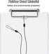 High-Elasticity Plastic Tether Lanyard for Touch Pens, Retractable Anti-Lose Coil Spring Straps for Tablets and Drawing Pens, Perfect Pen Leash Co...