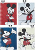 Innovative Designs Disney Mickey Mouse Journal Notebook, Spiral Bound, 96 Lined Pages, 8 x 7 inches, Grey...