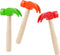 Fowecelt 3 Pack Wooden Hammer Toys Simulation Hammers Maintenance Tools Educational Toys for Kids Birthday Party Games Supplies...
