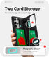 GOOSPERY Magnetic Door Bumper Compatible with Galaxy S24 Ultra Case, Card Holder Wallet Easy Magnet Auto Closing Protective Dual Layer Sturdy Phon...