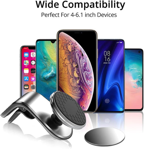 Phone Holder for Car Vent,Strong Magnet Cell Phone Car Mount Hands Free Universal Automobile Cradle, 360° Rotation Magnetic Car Phone Holder Mount...