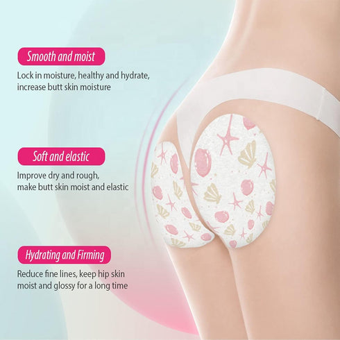 Elitzia Butt Mask 5 Pack Sheet Beauty Skin Kit Firm, Moisturize, Tone and Rejuvenate Bottom 2pcs/Pack ETBS22...