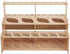 Mezzo Artist Paint and Brush Rack - Wood Grain Laminate Multi Layer Desk Stand Professional Storage Display Organizer for Paintbrushes and Paint T...
