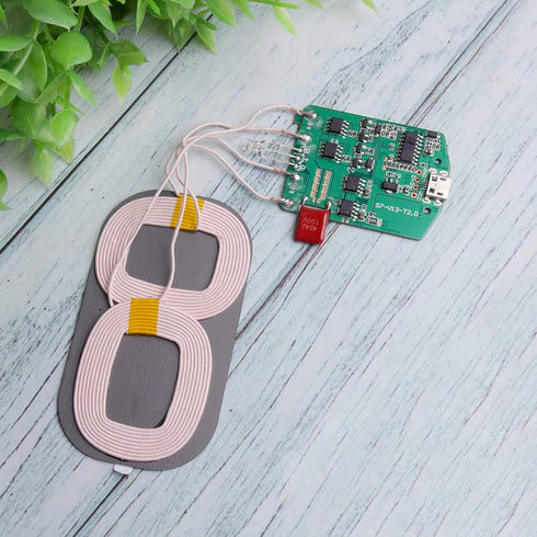 1 pcs 10W Qi Fast Charging Wireless Charger PCBA Circuit with Board Coil...