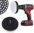 1Pcs 5" White Drill Brush Attachment for Cleaning Carpet Leather and Upholstery Kit...
