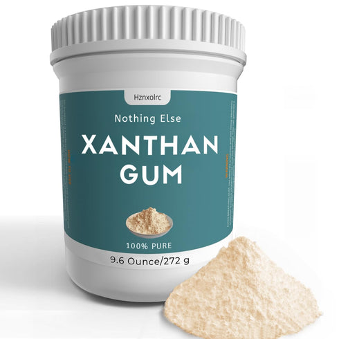 9.6 oz Food-Grade Xanthan Gum Powder, Pure Xanthan Gum for Baking Gluten Free, Xanthan Gum Thickener Suitable for Making Ice Cream, Cake, Yogurt, ...