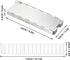 Camping Stove Windscreen 16 Plates Folding Outdoor Stove Windshield Camp Stove Wind Screen Aluminium Alloy Windshield for Butane Burner Grill Wind...