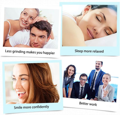 Mouth Guard for Clenching Teeth at Night,4 PCS Custom Moldable Dental Night Guard,Professional Mouth Guard for Grinding Teeth Stops Bruxism(One Si...