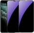 2 Pack Anti-Blue Privacy Tempered Glass Suit for iPhone Xs Max/iPhone 11 Pro Max Anti-Spy Screen Protector Anti-Peeping Film 9H Hardness Anti-scra...