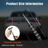 Car Side Mirror Squeegee, 35.6'' Retractable Rearview Mirror Wiper, Mini Portable Auto Window Squeegee Cleaner, Universal Vehicle Glass Cleaning T...
