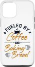 iPhone 13 Fueled by Coffee and Baking Bread Bread Dough Bread Baker Case...