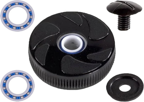 ATIE Pool Cleaner Black Small Idler Wheel Kit C17 Assembly with Wheel Bearing C60, Wheel Screw C56, and Wheel Washer C67 for 280 Black Max Pool Cl...
