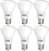 Sunco Lighting - 6 Pack BR20 LED Bulbs Indoor Flood Light R20 Dimmable CRI93 3000K Warm White 50W Equivalent to 7W, E26 Medium Base, Recessed Can ...