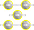 5 Pack 3V Tabbed CR2025 Batteries 2025 Gameboy Cartridge Battery Solder Tabs Lithium Battery Gameboy Color GBC Replacement Battery...