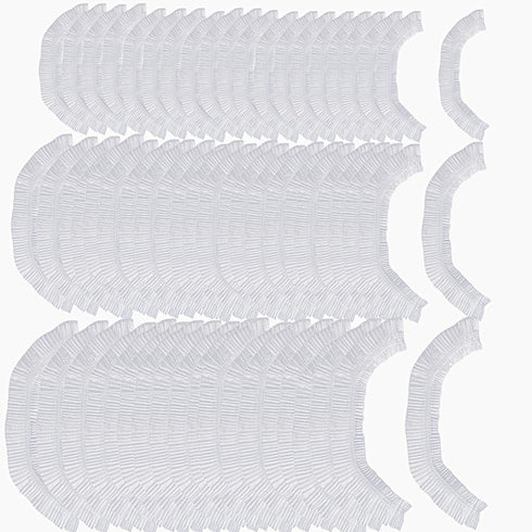 60Pcs Disposable Furniture Dust Cover Clear Plastic Kitchen Appliance Covers Dustproof with Elastic for Small Appliance, Oven, Pressure Cooker, Bl...