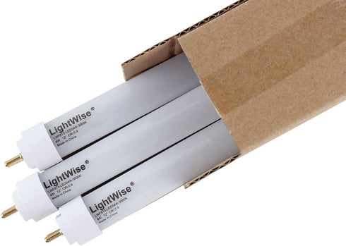 LWL4W30-F8T5 3pack 3000 Kelvin Warm White 4W LED Tube Direct Replacement Retrofit 8W Fluorescent Tube (12 inch LED Bulb 3pack)...
