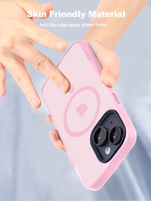 Tigowos for iPhone 15 Plus&iPhone 14 Plus Phone Case Fits MagSafe 10FT Drop Resistant Matte Skin Feeling Back Cover for iPhone 15 Plus&iPhone 14 P...