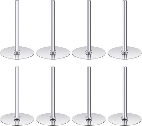 8 Pieces Cake Heating Core for Baking Cakes Stainless Steel Heating Rod 2 Inches Silver Heat Rod for Cakes Decorating Supplies Baking Tools Access...