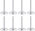 8 Pieces Cake Heating Core for Baking Cakes Stainless Steel Heating Rod 2 Inches Silver Heat Rod for Cakes Decorating Supplies Baking Tools Access...