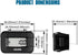 Runleader Digital Hours Counter,AC/DC 5V to 277V for Garden Tractor Generator Scooter Club Car Forklift Leaf Trimmer etc.(1)...