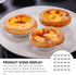 Kichvoe Egg Tart Molds 250pcs Disposable Mini Pie Pans Aluminum Foil Baking Pan Round Nonstick Dessert Cups Bakeware for Cupcake-2.7Inch...