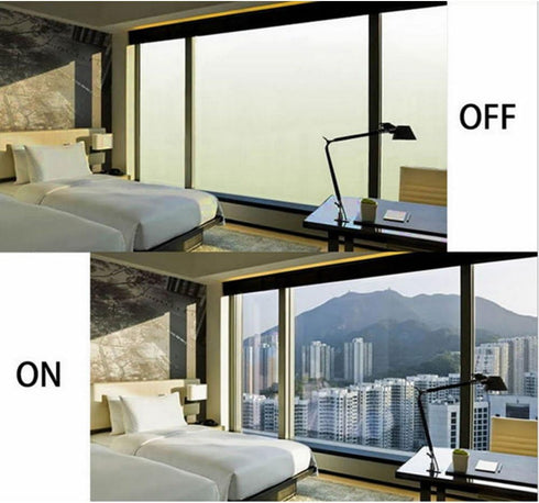 HOHOFILM Electronic PDLC Smart Film PDLC Switchable Smart Film Electric Smart Glass Film(15cmx15cm)...