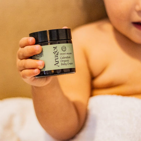 Organic Natural Calendula Baby Skin Care Nourishing Body Cream - Daily Moisturizer Sooth and Soften Skin - Baby Rich Moisturizer with Calendula...