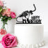 Welder Happy Birthday Cake Topper, Welding/Soldering Cake Decor, Weld Cake Toppers, Black & Silver Glitter Birthday Party Decorations for Men Skil...