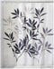 InterDesign 35620 Shower Curtain, 72 in W X 72 in L X 1/8 in T, Polyester, Neutral Black/Gray...