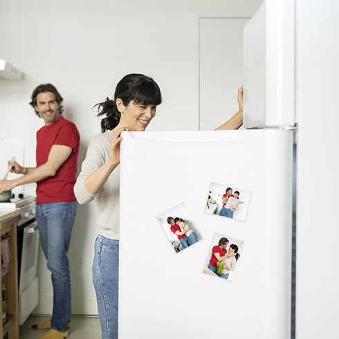 18 Pack Magnetic Picture Frame, Magnetic Photo Frames for Refrigerator 4x6”, Magnetic Frame High Definition Show Photos, Picture Magnets for Refri...