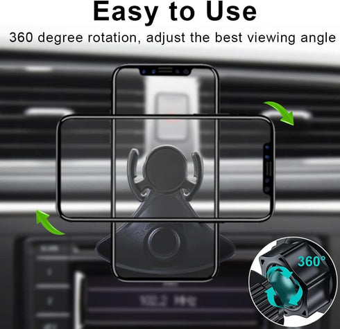 CD Slot Car Grips Phone Holder for Collapsible Socket Grip, CD Car Mount Phone Holder for Pop Grip Stand Compatible with iPhone 14 12 13 11 Pro Ma...