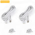 iTODOS 2 Pack 10ft/3m Power Cord for Google Nest Cam (Battery) Only,Replacement Cable,Weatherproof Outdoor,Flat Charging Cable for Nest Camera(Bat...