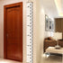 Hanging Growth Chart, Height Measure Ruler Roll Up Wooden Canvas Growth Ruler for Kids Baby Birthday Gift,White,A1...