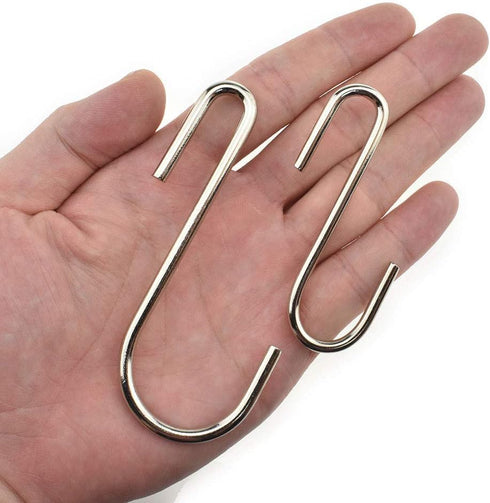 20 Pack Heavy Duty S Hooks Stainless Steel S Shaped Hooks Hanging Hangers for Kitchenware Spoons Pans Pots Utensils Clothes Bags Towers Tools Plan...
