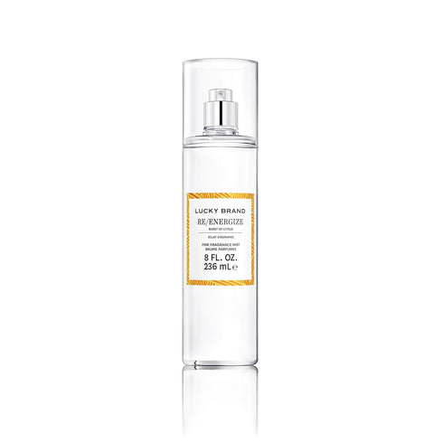 Lucky Brand Re/Energize The New Sustainably-Inspired & Exhilarating Mood-Evoking Unisex Fine Fragrance Mist For Women & Men, 8.0 Fl Oz (Pack of 1)...