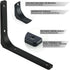 SAYAYO Wall Shelf Brackets Black, 6 x 5 Inch Iron Metal Shelf Brackets L Shaped Corner Support Brackets for DIY Floating Shelf, 4 PCS...