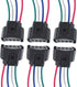 Ignition Coil Female Connector Plug Pigtail Harness 6pcs Compatible with Toyota Lexus Volvo V6...
