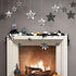 Cheerland Glitter Black Silver Party Decorations Star Garlands Starry Night Streamers Hanging Stars Birthday Twinkle Little Star Moon Decorations ...